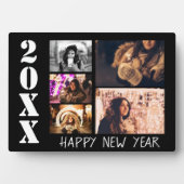 Frohes neues Jahr 2023 5 FotoCollage Fotoplatte (Vorderseite)