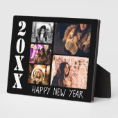 Frohes neues Jahr 2023 5 FotoCollage Fotoplatte (Seite)