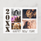 Frohes neues Jahr 2023 5 FotoCollage Postkarte (Vorderseite)