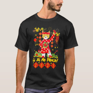 Frohes neues Jahr 2023 Li Xi mich bitte Tet Katze T-Shirt