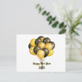 Frohes neues Jahr 2023 Postkarte (Stehend Vorderseite)