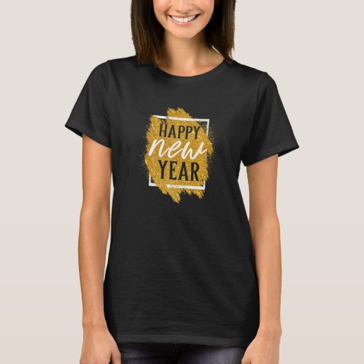 Frohes neues Jahr 2023 Silvester T-Shirt (Vorderseite)