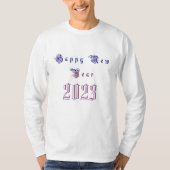 Frohes neues Jahr 2023 T-Shirt (Vorderseite)