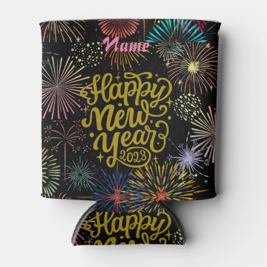 Frohes neues Jahr 2023 Thunder_Cove Dosenkühler (Vorderseite)