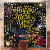 Frohes neues Jahr 2023 Thunder_Cove Fensteraufkleber (Blatt 2)