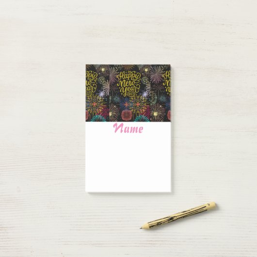 Frohes neues Jahr 2023 Thunder_Cove Post-it Klebezettel (Auf Schreibtisch)