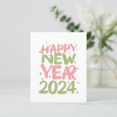 Frohes neues Jahr 2024 (Stehend Vorderseite)