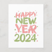 Frohes neues Jahr 2024 (Rückseite)