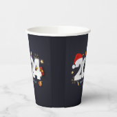 Frohes neues Jahr 2024 Pappbecher (Links)