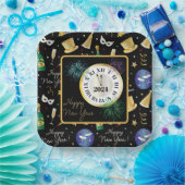 Frohes neues Jahr 2024 Pappteller (Party)