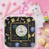 Frohes neues Jahr 2024 Pappteller (Party)