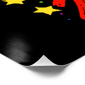 Frohes neues Jahr 2024 Poster (Ecke)