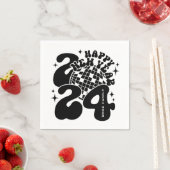 Frohes neues Jahr 2024 Serviette (Beispiel)