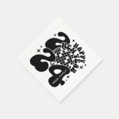 Frohes neues Jahr 2024 Serviette (Ecke)