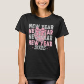 Frohes neues Jahr 2025 | Disco Ball New Year T - S T-Shirt (Vorderseite)