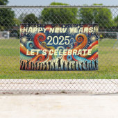 Frohes neues Jahr 2025 Feiern wir Banner (Insitu)