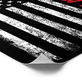 Frohes neues Jahr 2025 Flag Xmas Familie Feuer Poster (Ecke)