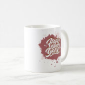 Frohes neues Jahr 2025 Kaffeepause Tasse (VorderseiteRechts)