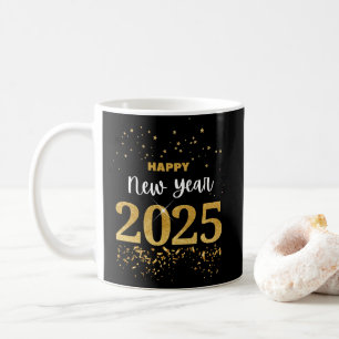 Frohes neues Jahr 2025 Kaffeetasse