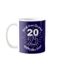 Frohes Neues Jahr 2025 Kaffeetasse