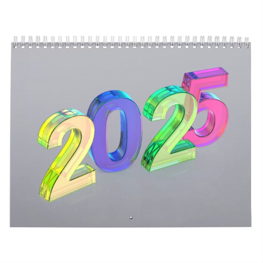 Frohes neues Jahr 2025 Kalender (Titelbild)