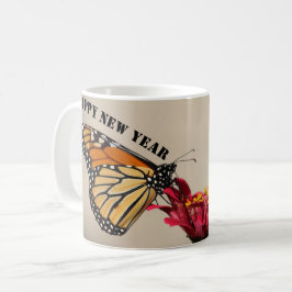 Frohes neues Jahr 2025 - natürliche Liebe Kaffeetasse