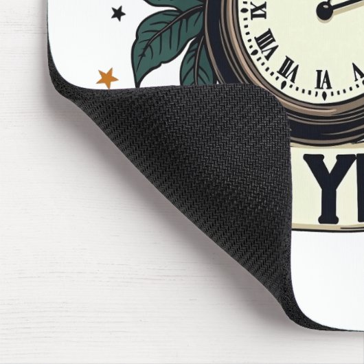 Frohes neues Jahr 2025 Neujahrsfeier Mousepad (Ecke)