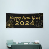 Frohes neues Jahr 2025 Party-Banner Banner (Messeveranstaltung)