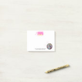 Frohes neues Jahr 2025 Post-it Klebezettel (Auf Schreibtisch)