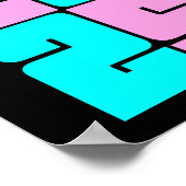 Frohes neues Jahr 2025 Poster (Ecke)