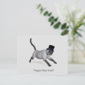 Frohes neues Jahr 2025 Postkarte (Stehend Vorderseite)