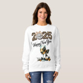 Frohes neues Jahr 2025 Sweatshirt (Vorne ganz)