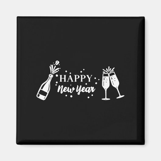 Frohes neues Jahr 2026 _1 Magnet (Vorne)