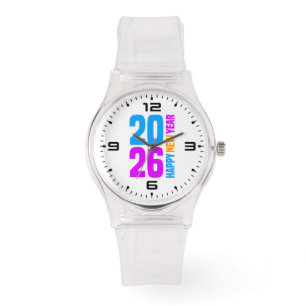 Frohes neues Jahr 2026-34568 Armbanduhr