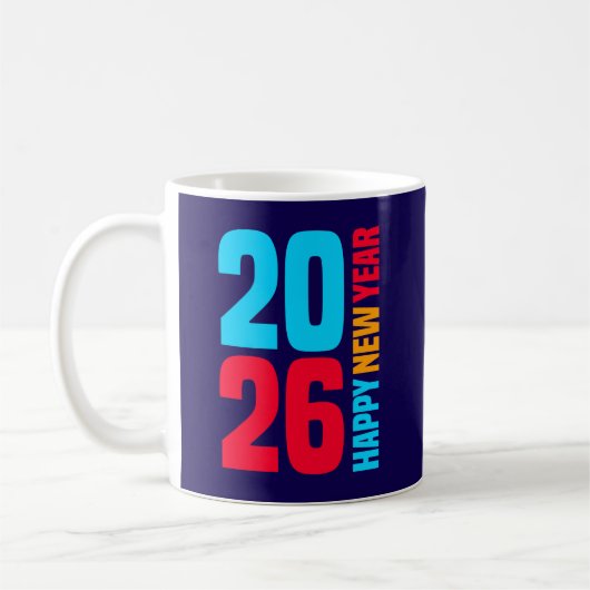 Frohes neues Jahr 2026-34568 Kaffeetasse (Links)
