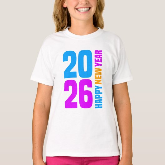Frohes neues Jahr 2026-34568 T-Shirt (Vorderseite)