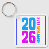 Frohes neues Jahr 2026-34568 T - Shirt Schlüsselanhänger (Vorderseite)