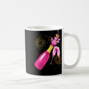 Frohes neues Jahr 2026 Champagner Silvester  Kaffeetasse