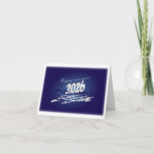 Frohes neues Jahr 2026 Dankeskarte