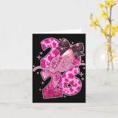 Frohes Neues Jahr 2026 Disco Ball Bow Silvester  Karte (Gelbe Blume)