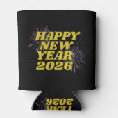 Frohes neues Jahr 2026 Dosenkühler (Rückseite)