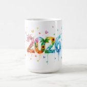 Frohes neues Jahr 2026: Ein Jahr der neuen Möglich Kaffeetasse (Mittel)