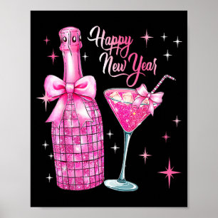 Frohes Neues Jahr 2026 Elegante Champagner-Feier  Poster