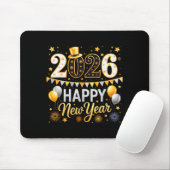 Frohes Neues Jahr 2026 Familie Matching Neujahrsfe Mousepad (Mit Mouse)