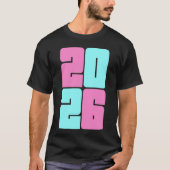 Frohes neues Jahr 2026 - Feier T-Shirt (Vorderseite)