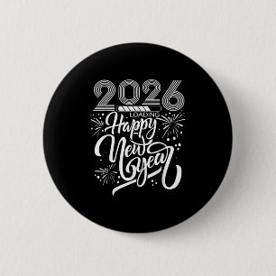 Frohes neues Jahr 2026 Feuerwerkskörper Laden neue Button
