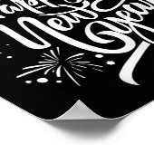 Frohes neues Jahr 2026 Feuerwerkskörper Laden neue Poster (Ecke)