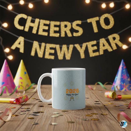 Frohes Neues Jahr 2026 Kaffeetasse