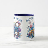 Frohes neues Jahr 2026 Kaffeetasse (Zentrum)