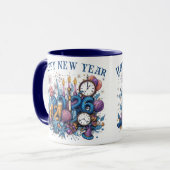 Frohes neues Jahr 2026 Kaffeetasse (Vorderseite Links)